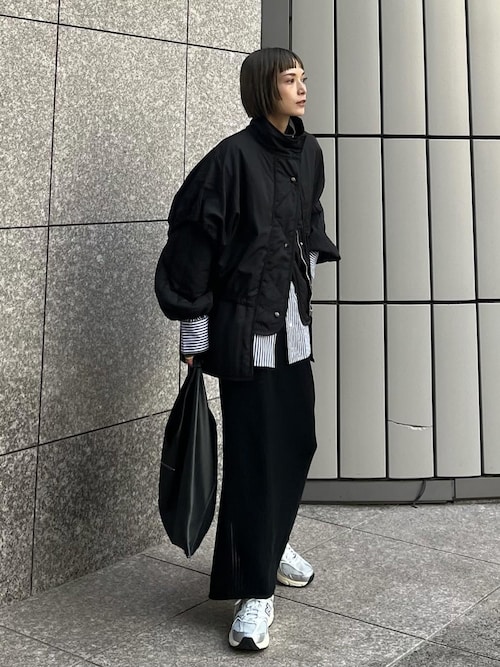 select moca レイヤードキルティングジャケット