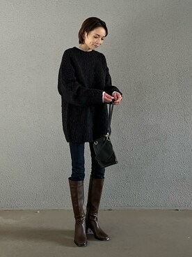 RIHOさん（レディース・150cm）の冬コーディネート