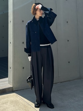 「SENSE OF PLACE by URBAN RESEARCH（センスオブプレイスバイアーバンリサーチ）のアイテム」を使った、RIHOさん（レディース・150cm）の秋コーディネート