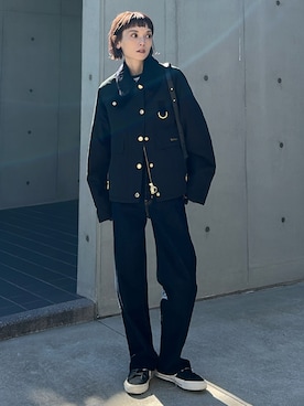 「Levi's（リーバイス）のアイテム」を使った、RIHOさん（レディース・150cm）の秋コーディネート