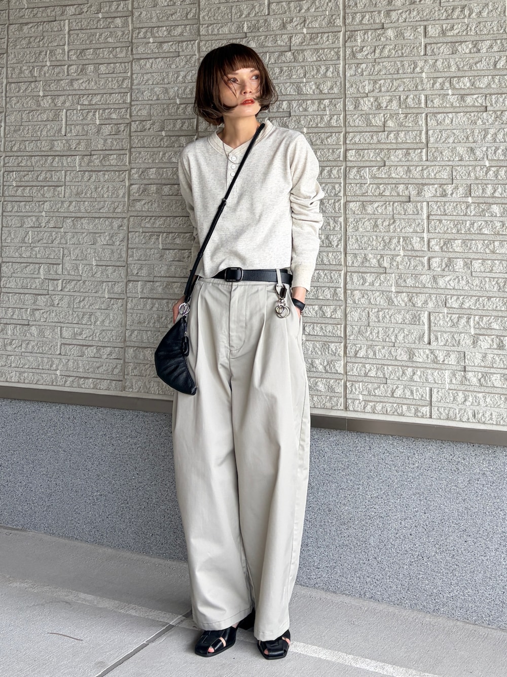 別注】＜FAITH MILLS for 6＞THERMAL HENRY PULLOVER TOP/トップスを