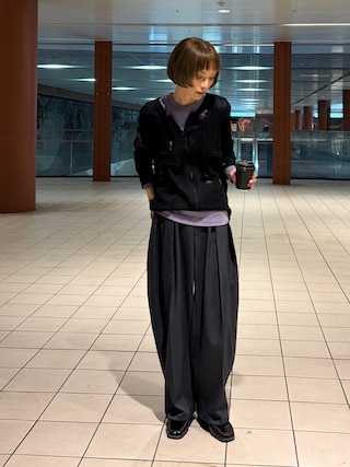 「TELOPLAN（テーロプラン）のTemel Knit Cardigan（カーディガン/ボレロ）」を使った、RIHOさん（レディース・150cm）の春コーディネート