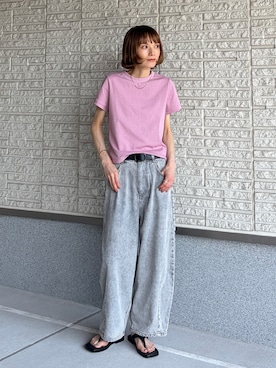 「mil（ミル）のアイテム」を使った、RIHOさん（レディース・150cm）の夏コーディネート