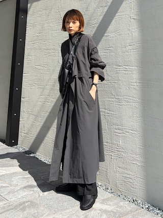 「LEMAIRE(ルメール)のSMALL CROISSANT BAG(ショルダーバッグ)」を使った、RIHOさん(レディース・150cm)の秋コーディネート