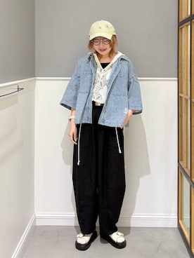 「LEPSIM（レプシィム）のアイテム」を使った、みさみささん（レディース・159cm）の春コーディネート