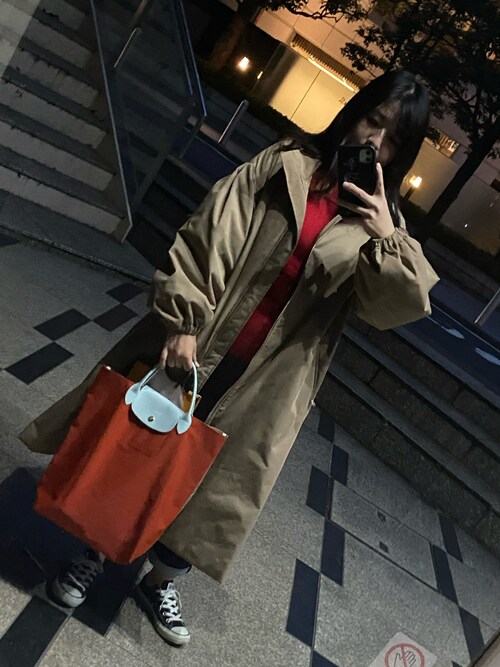 もあい|LONGCHAMPのトートバッグを使ったコーディネート - WEAR