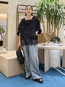 「BARNYARDSTORM（バンヤードストーム）のアイテム」を使った、ＫＡＮＡさん（レディース・156cm）の春コーディネート