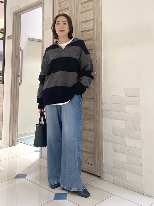 セール】BARNYARDSTORM / ドロストワイドカットデニム【WEB限定サイズL