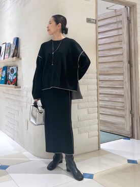 「アイテム（アクセサリー）」を使った、ＫＡＮＡさん（レディース・156cm・30代）の冬コーディネート