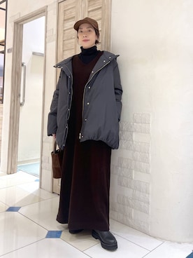 「アイテム（ワンピース/ドレス）」を使った、ＫＡＮＡさん（レディース・156cm・30代）の冬コーディネート