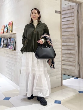 「アイテム（その他小物）」を使った、ＫＡＮＡさん（レディース・156cm）の秋コーディネート