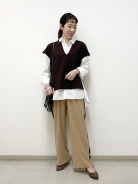 KANAさん(レディース・156cm)の秋コーディネート