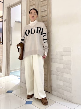 「BARNYARDSTORM（バンヤードストーム）のアイテム」を使った、ＫＡＮＡさん（レディース・156cm）の冬コーディネート