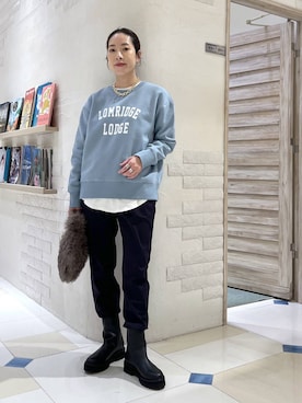 「アイテム（その他小物）」を使った、ＫＡＮＡさん（レディース・156cm）の秋コーディネート