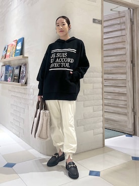 「アイテム（その他小物）」を使った、ＫＡＮＡさん（レディース・156cm）の秋コーディネート