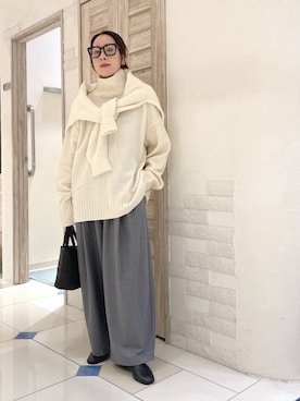 「アイテム（その他小物）」を使った、ＫＡＮＡさん（レディース・156cm）の冬コーディネート