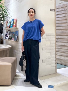 「アイテム（ネックレス）」を使った、ＫＡＮＡさん（レディース・156cm・30代）の夏コーディネート