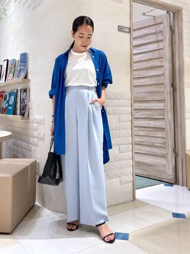 「アイテム（スリッポン）」を使った、ＫＡＮＡさん（レディース・156cm・30代）の夏コーディネート