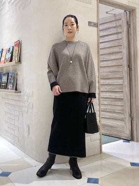 「アイテム（その他小物）」を使った、ＫＡＮＡさん（レディース・156cm）の冬コーディネート