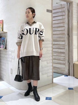 「アイテム（その他小物）」を使った、ＫＡＮＡさん（レディース・156cm）の秋コーディネート