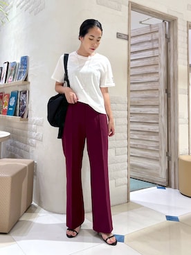 「アイテム（スリッポン）」を使った、ＫＡＮＡさん（レディース・156cm・30代）の夏コーディネート
