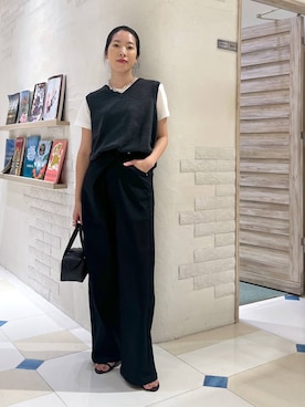 「アイテム（カチューシャ）」を使った、ＫＡＮＡさん（レディース・156cm・30代）の夏コーディネート