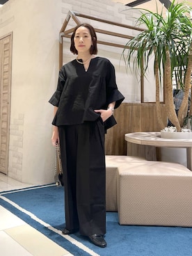 「BARNYARDSTORM（バンヤードストーム）のアイテム（ショルダーバッグ）」を使った、ＫＡＮＡさん（レディース・156cm）の春コーディネート