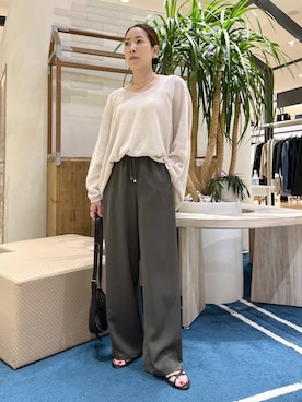 「ADD CULUMN（アドカラム）のアイテム」を使った、ＫＡＮＡさん（レディース・156cm）の春コーディネート