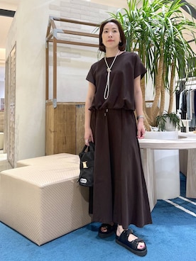 「BARNYARDSTORM（バンヤードストーム）のアイテム」を使った、ＫＡＮＡさん（レディース・156cm）の春コーディネート