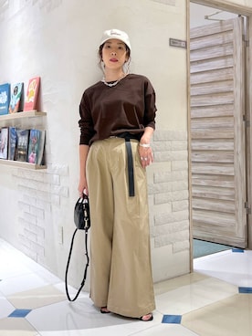 「アイテム（ファッション雑貨）」を使った、ＫＡＮＡさん（レディース・156cm・30代）の夏コーディネート