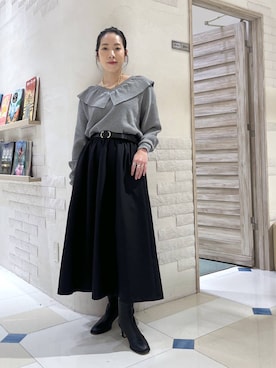 「アイテム（その他小物）」を使った、ＫＡＮＡさん（レディース・156cm）の冬コーディネート