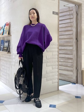 「アイテム（ネックレス）」を使った、ＫＡＮＡさん（レディース・156cm・30代）の秋コーディネート