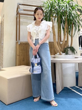 「BARNYARDSTORM（バンヤードストーム）のアイテム（トップス）」を使った、ＫＡＮＡさん（レディース・156cm）の春コーディネート