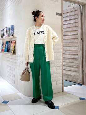 「アイテム（アクセサリー）」を使った、ＫＡＮＡさん（レディース・156cm・30代）の秋コーディネート