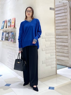「アイテム（チョーカー）」を使った、ＫＡＮＡさん（レディース・156cm・30代）の秋コーディネート