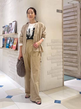 「アイテム（サンダル）」を使った、ＫＡＮＡさん（レディース・156cm・30代）の夏コーディネート