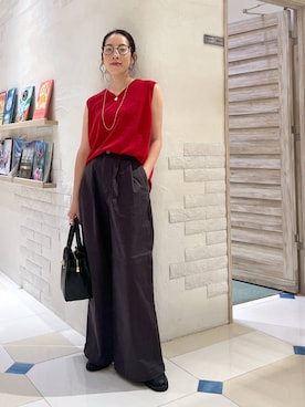 「アイテム（ベスト）」を使った、ＫＡＮＡさん（レディース・156cm・30代）の夏コーディネート