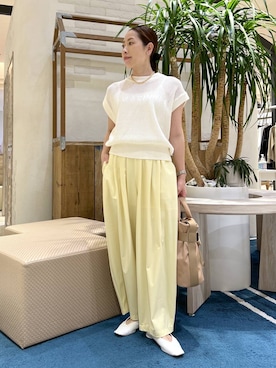 「BARNYARDSTORM（バンヤードストーム）のアイテム（パンツ）」を使った、ＫＡＮＡさん（レディース・156cm）の春コーディネート