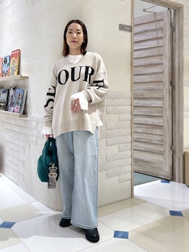 「アイテム（その他小物）」を使った、ＫＡＮＡさん（レディース・156cm）の秋コーディネート
