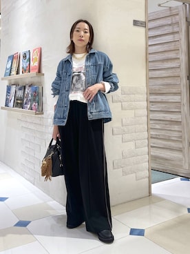 「アイテム（キーホルダー）」を使った、ＫＡＮＡさん（レディース・156cm・30代）の秋コーディネート