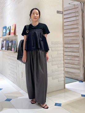 「アイテム（ベスト）」を使った、ＫＡＮＡさん（レディース・156cm・30代）の夏コーディネート