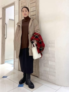 「Beau're（ヴュレ）のアイテム」を使った、ＫＡＮＡさん（レディース・156cm）の冬コーディネート