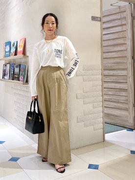 「アイテム（サンダル）」を使った、ＫＡＮＡさん（レディース・156cm・30代）の夏コーディネート