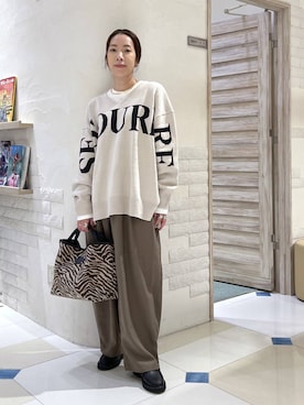 「アイテム（チョーカー）」を使った、ＫＡＮＡさん（レディース・156cm・30代）の秋コーディネート