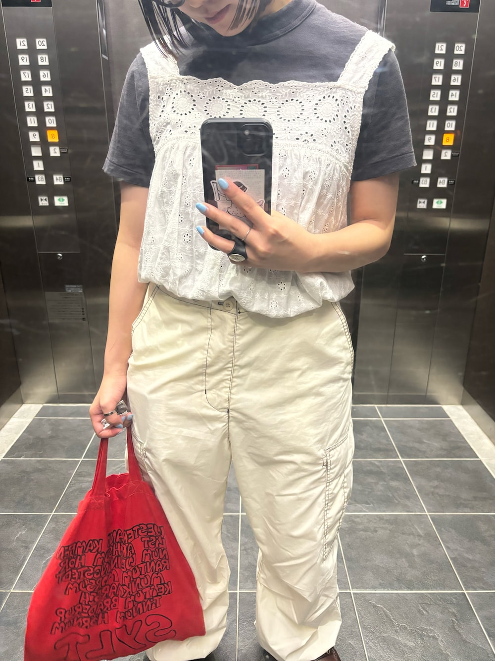 BEAMS BOY / カットワーク キャミソールを使った人気ファッション