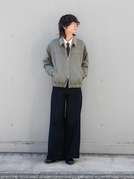 「アイテム（フォーマルスーツ/小物）」を使った、わたべさん（メンズ・181cm）の冬コーディネート