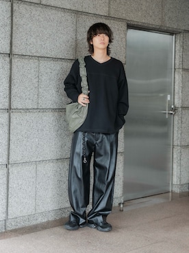 「アイテム（トップス）」を使った、akiiiiさん（メンズ・181cm）の秋コーディネート