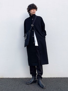 「Uiscel（ユイセル）のアイテム（スウェットパンツ）」を使った、akiiiiさん（メンズ・181cm）の秋コーディネート