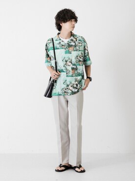 わたべさん（メンズ・181cm）の夏コーディネート