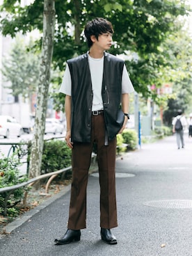 わたべさん（メンズ・181cm）の夏コーディネート